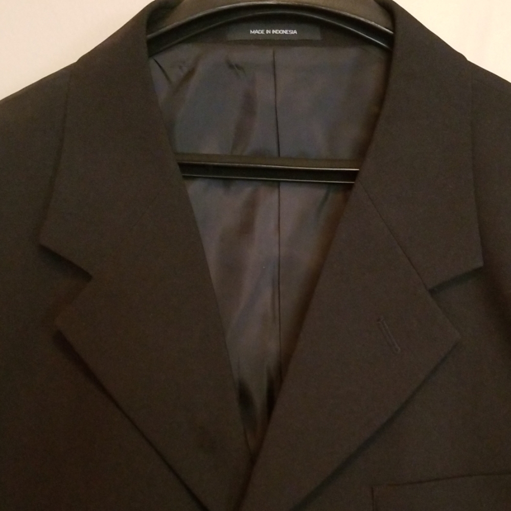 Men's black suit blazer/jacket - Picture 2 of 6